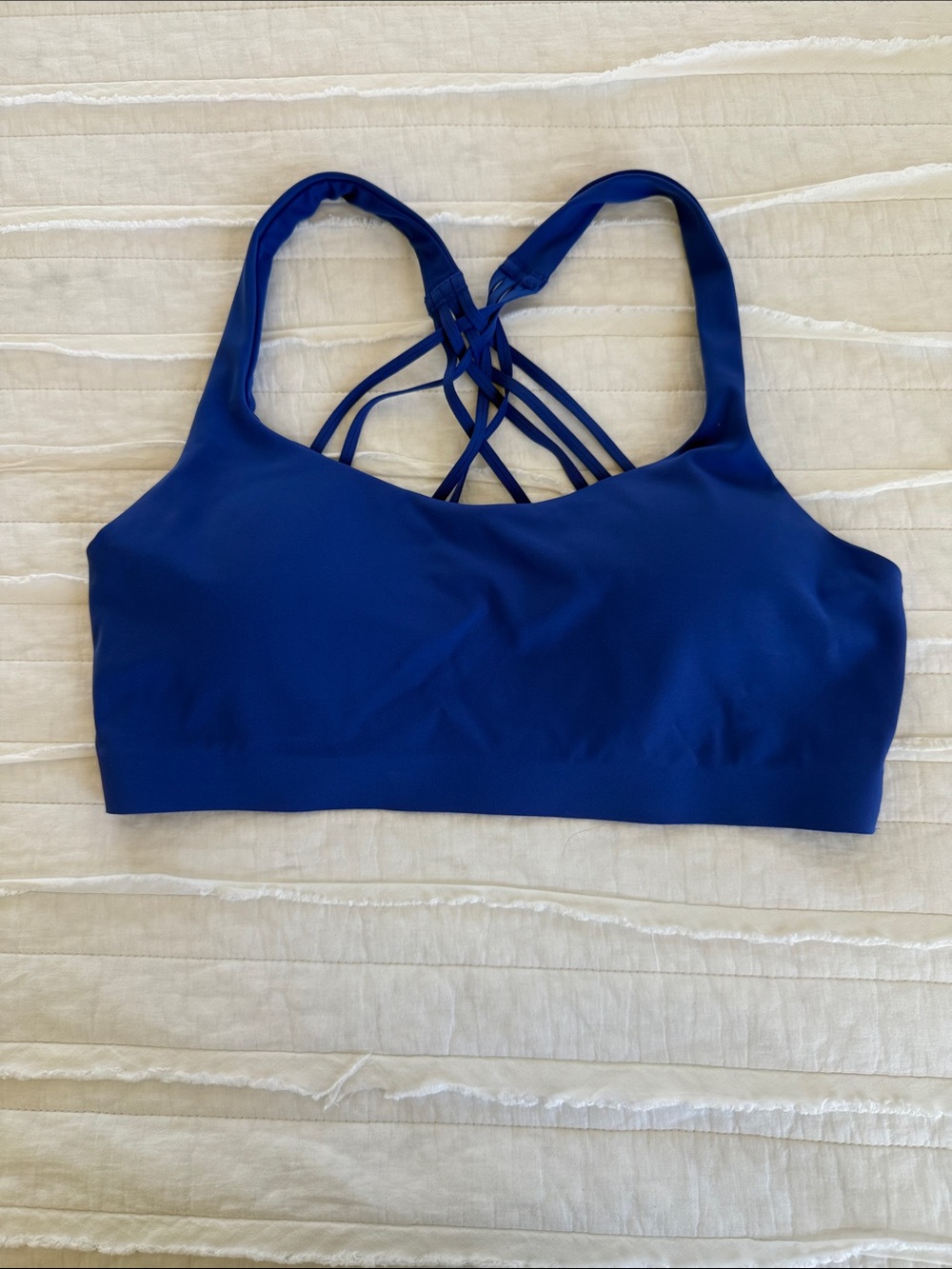 lululemon FlexyFlex Strapy Yoga Sports Bra, light support A-C cup (L/XL)